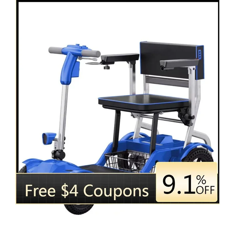 

High quality commuting vehicles are safe and relile17kg Lightweight Foldle Four-Wheel Electric Scooters Airplane for Elder