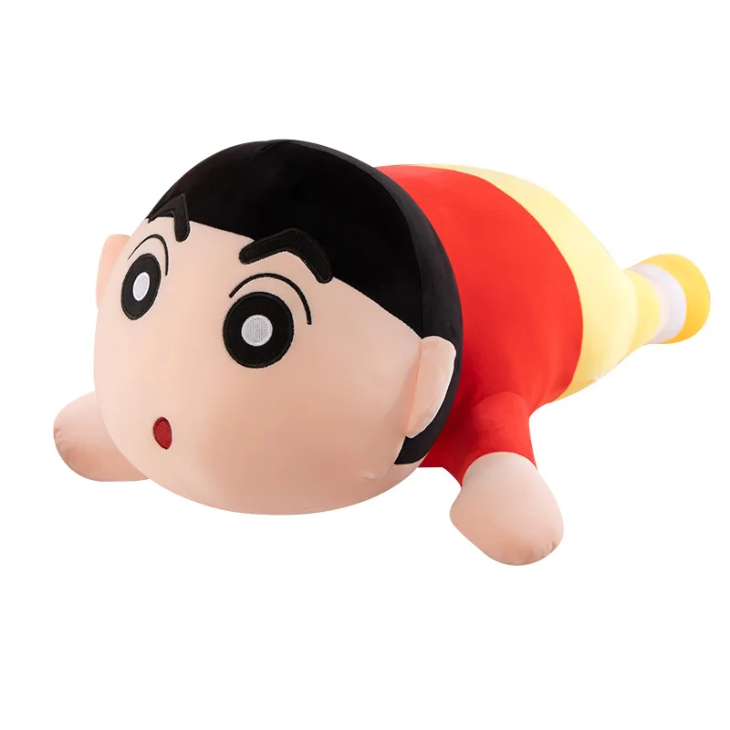 Kawaii Sanrio Plüschtier Niedlicher linker Schutz Schwein Crayon Shin Chan Gefüllte Puppe Kinder Geburtstagsgeschenk Kuschelkissen Weiches Plüschtier Kinder