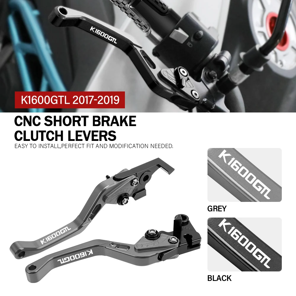 

For BMW K1600GTL K 1600GTL K1600 GTL 2017 2018 2019 Motorcycle Adjustable Brake Clutch Levers Handle CNC Aluminum Accessories