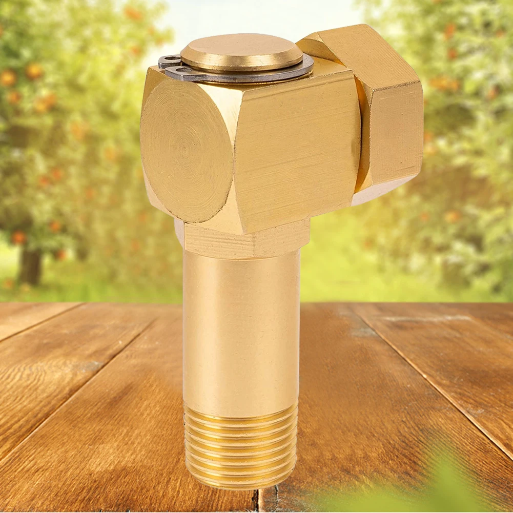 Garden Hose Adapter Practical Garden Hose Joint Coupler Adapter Brass Replacement Part Swivel Easy Installation