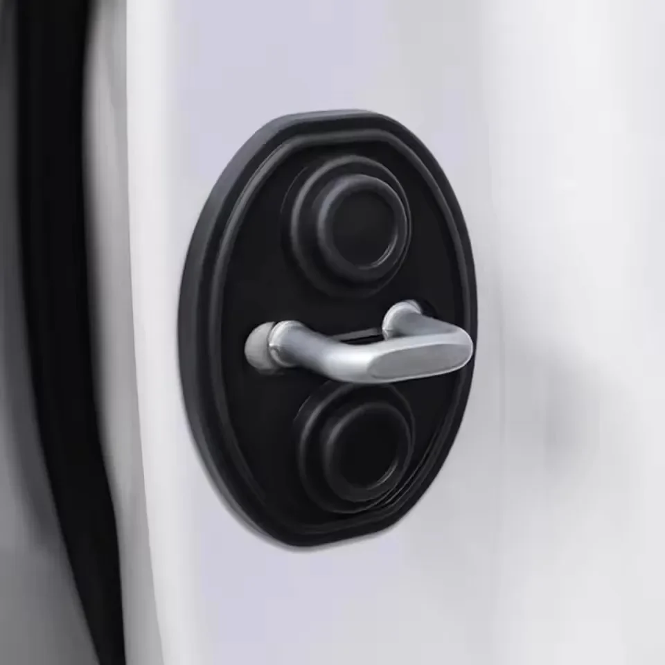 

Upgrade Car Door Closing Shockproof Silicone Cushion Mute Shock Absorber Protective Covers Car Door Latch Accessories