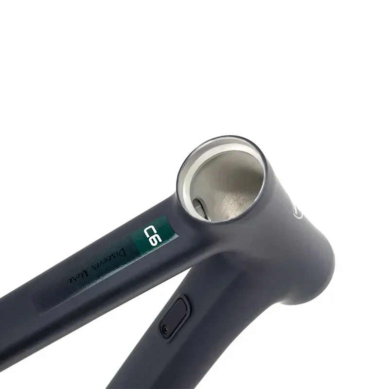 TWITTER C6 marco de carretera de aluminio ultraligero eje de barril de freno de disco 12*142mm + fibra de carbono frontal 700*25c 41cm/45cm/48cm/51cm/54cm