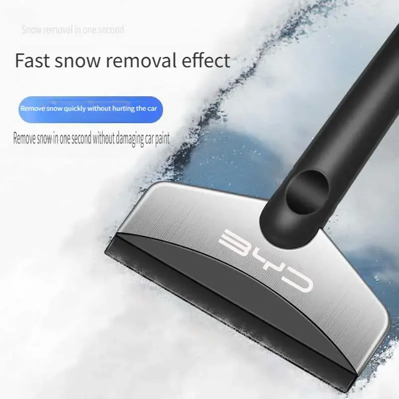 BYD car ice scraper snow shovel windshield defrost car winter stainless steel car accessories