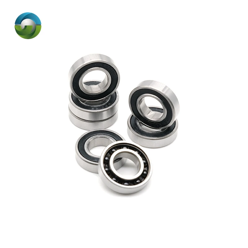 

6901-2RS Stainless Bearing 12*24*6 mm 1PC ABEC-3 6901 RS Bicycle Hub Front Rear Hubs Wheel 12 24 6 Ceramic Balls Bearings