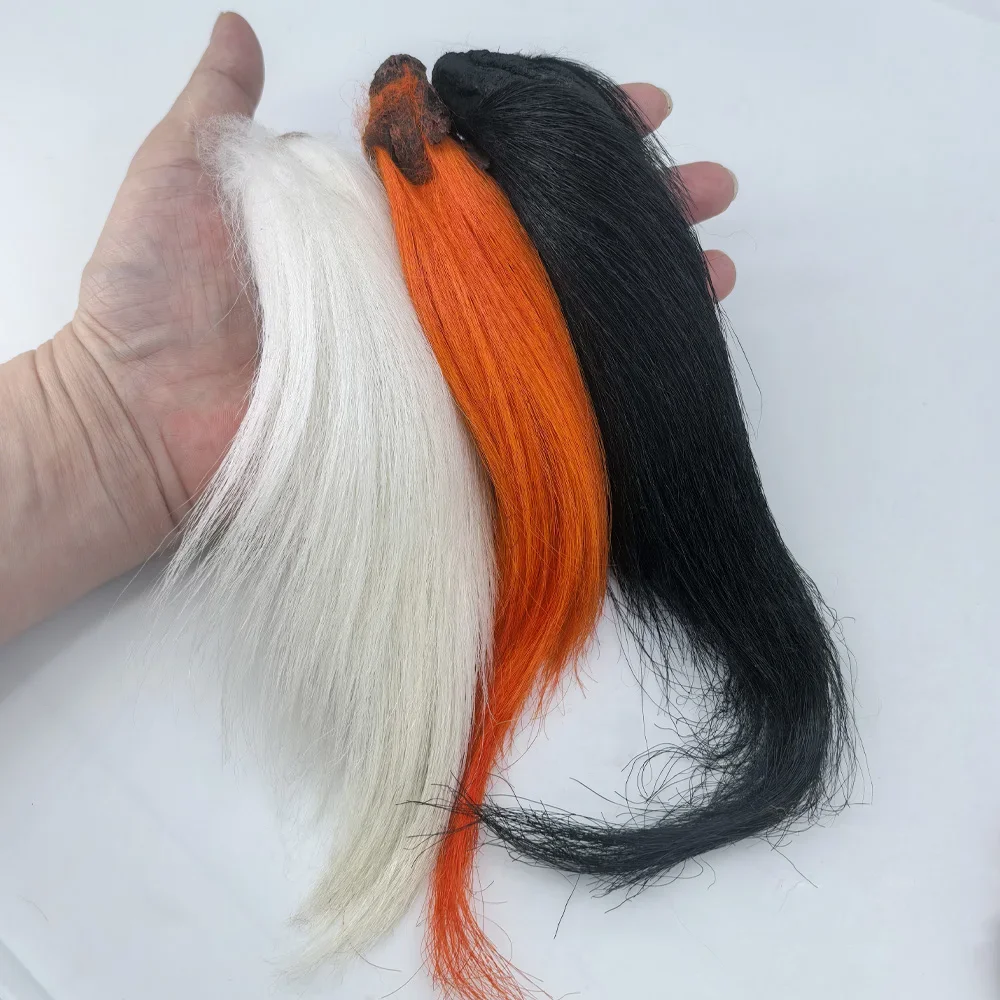 Vtwins moscas Streamer con pelo de cabra natural teñido para atado - imagen 4