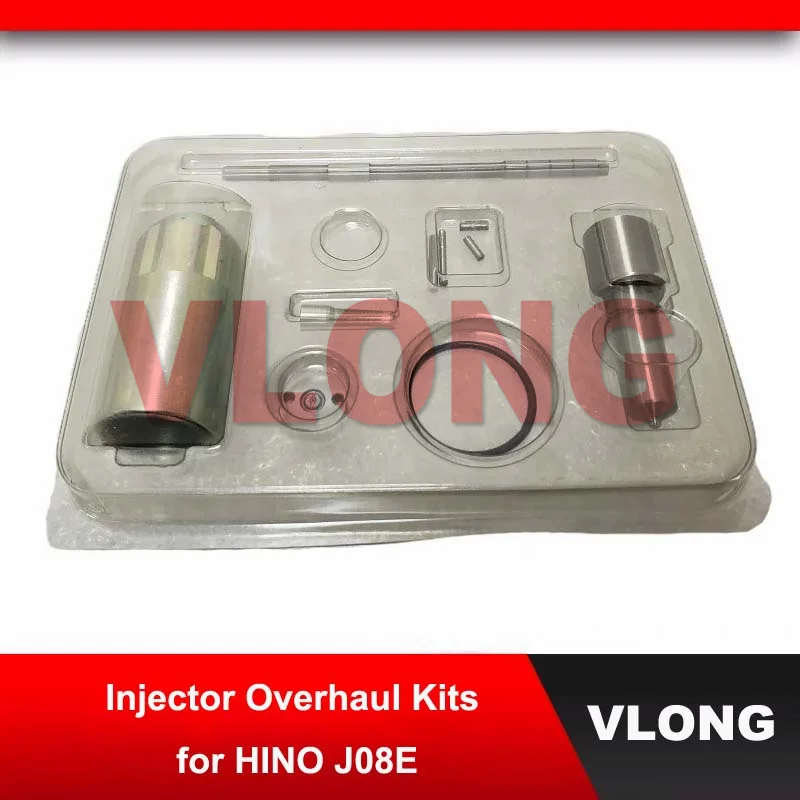 

Injector Overhaul Kits For KOBELCO 330-8 220-8 350-8 Excavator HINO J08C J08E 095000-6600 6601 6602 095000- 6603 23670-E0040