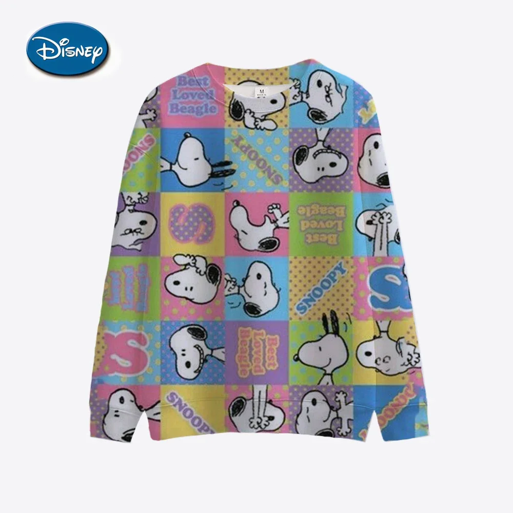 سنوبي الكرتون طباعة المرأة البلوز Harajuku عادية الأساسية هودي موضة مريحة فضفاضة هوديي بلايز الإناث خمر