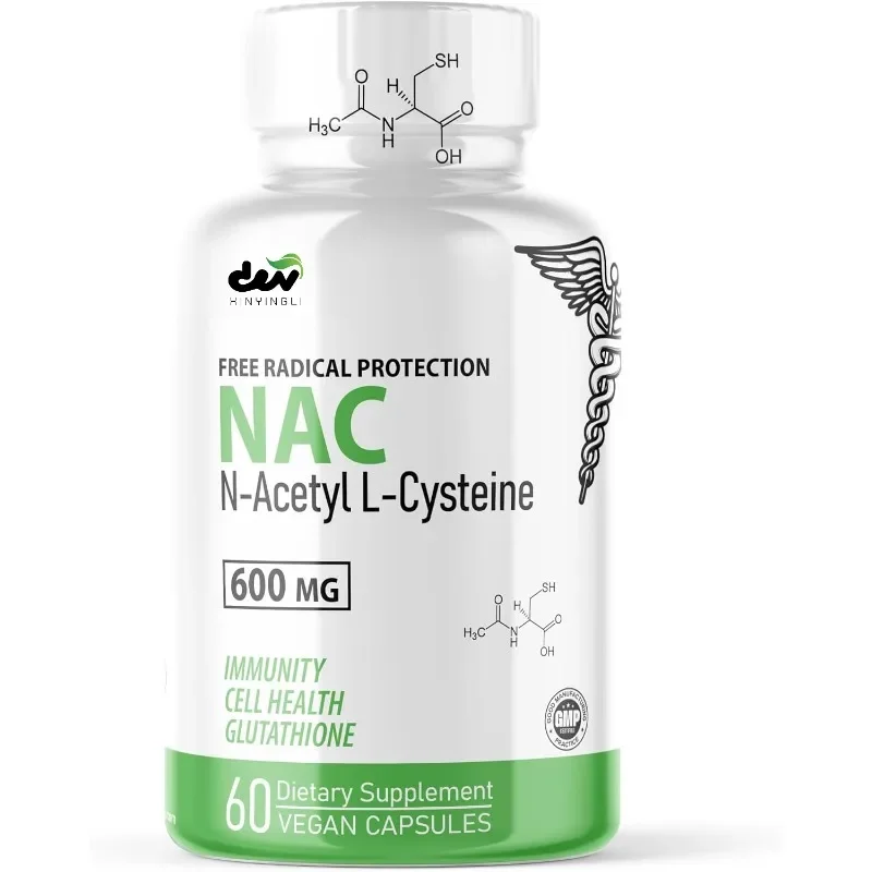 

Nac Supplement N-acetylcysteine - Anti-aging And Antioxidant Supplement, Liver And Lung Support, Enhances Glutathione