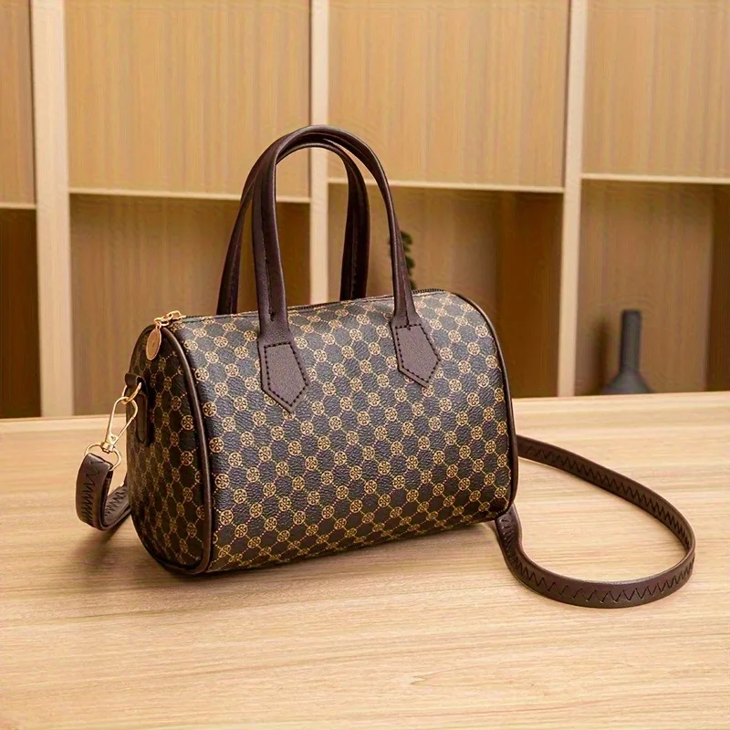 Handtaschen im Vintage-Stil, Umhängetasche, verstellbarer Riemen, Damen-Messenger-Umhängetasche, elegantes Accessoire, Einkaufstasche, Geldbörse, schick – Detail 6