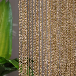 Door curtain tassel thread string curtain home decor fringe drapery for bedroom bathroom kitchen DIY living room divider valance