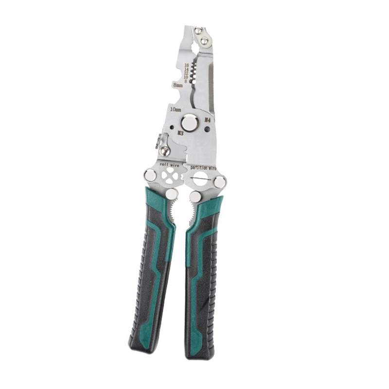 Y51A-18 In 1 Foldable Wire Stripper, Multifunctional Foldable Wire Stripper Tool, Automatic Wire Stripper And Cutter