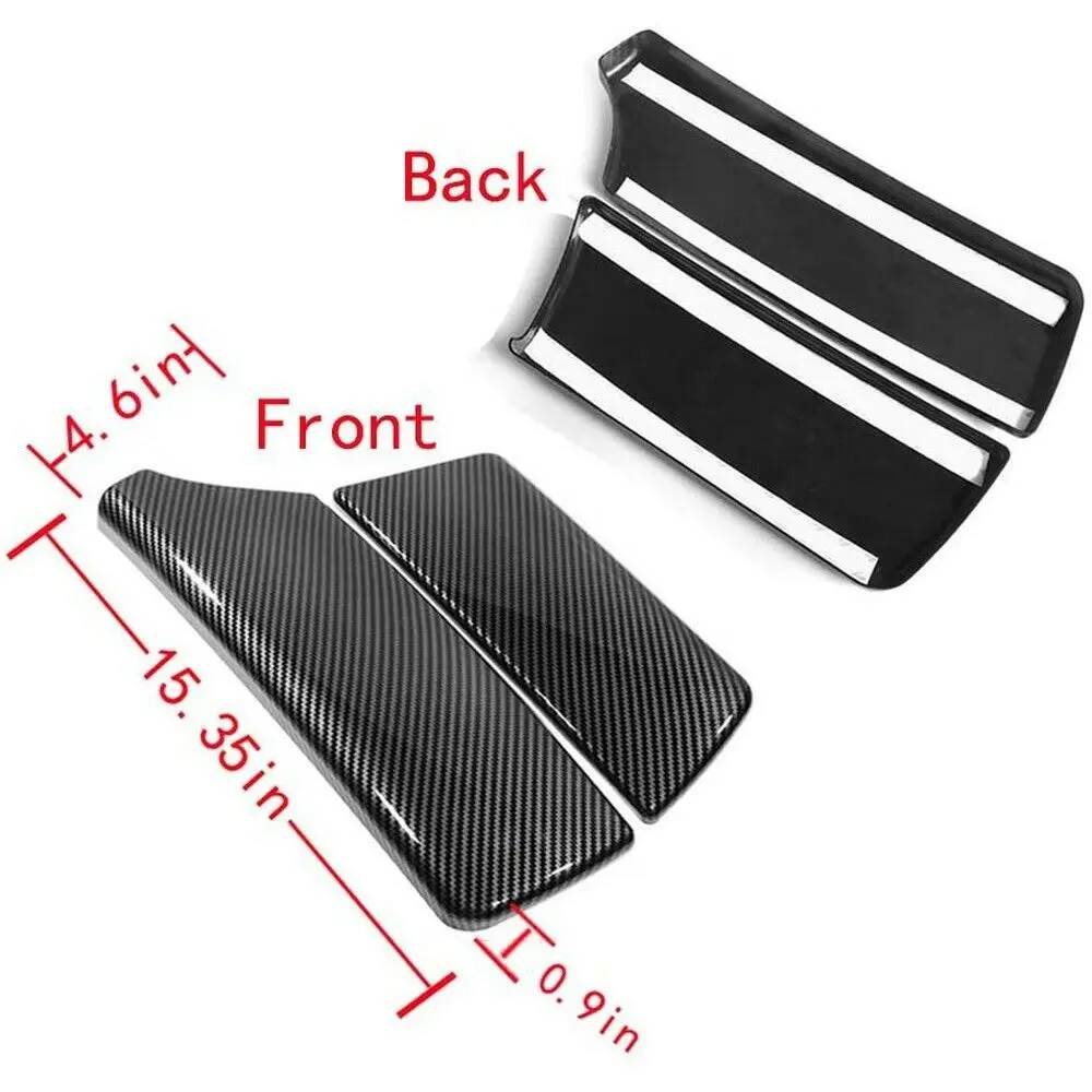 Carbon Fiber Center Console Armrests For BMW 5 Series F10 F11 2010-2017 Only For LHD