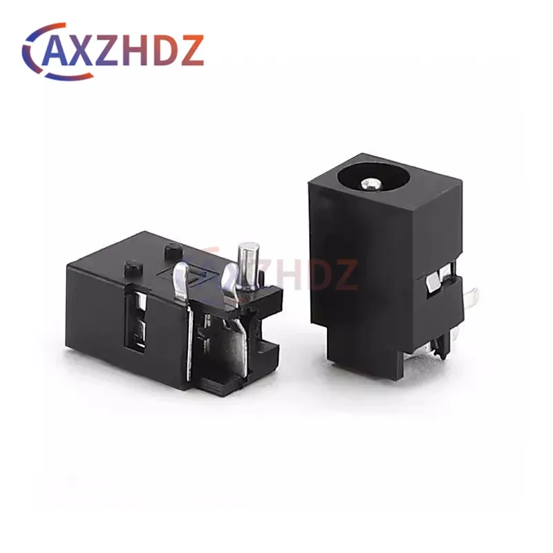 10Pcs DC-023 4.0mm x 1.7mm Black DC Power Jack Socket Connector DC023 4.0*1.7mm 4.0x1.7 1.7mm needle DC Female Jack