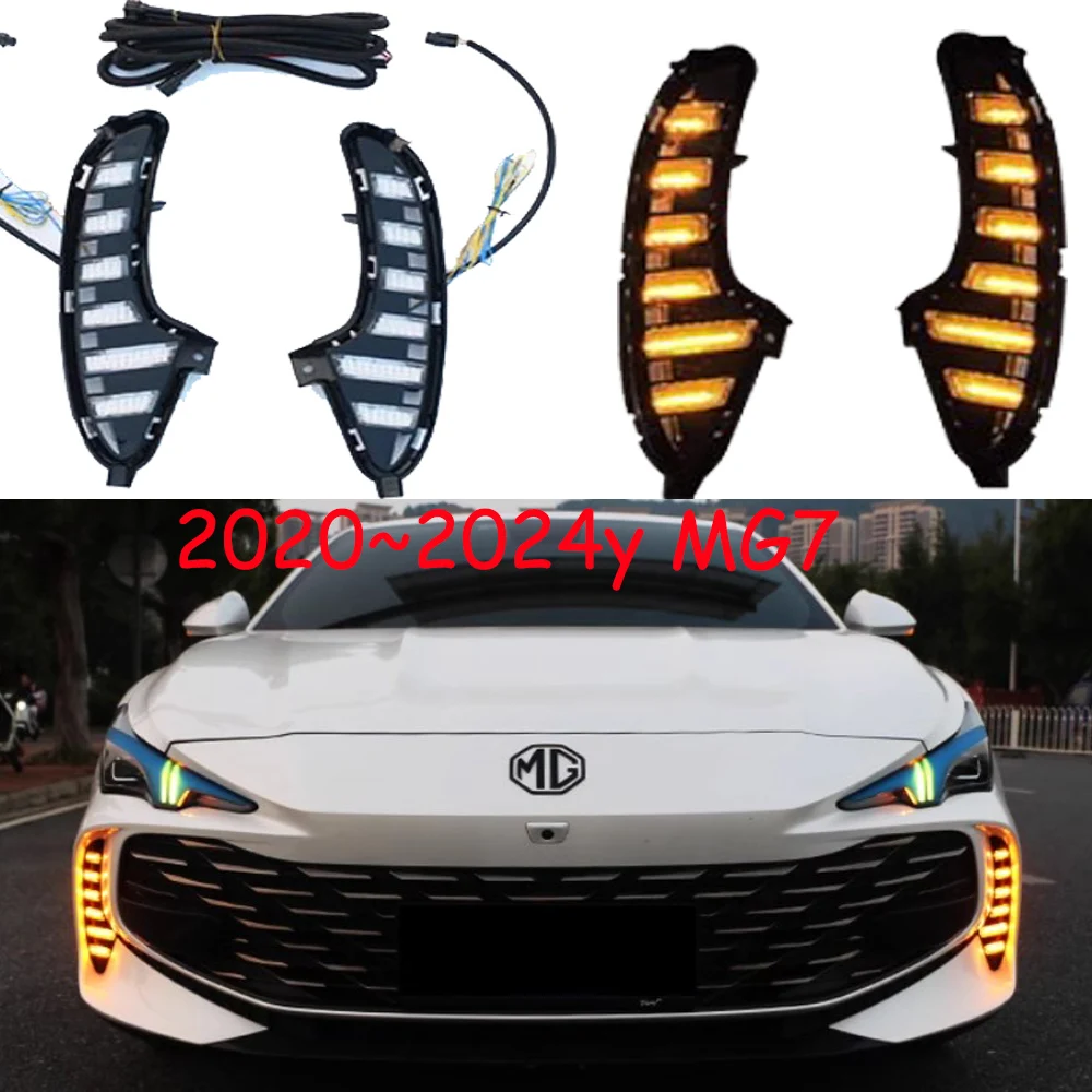 

Dynamic Car bumper headlight lamp for MG7 daytime light 2020~2024y car accessories LED Daylight MG7 fog lamp