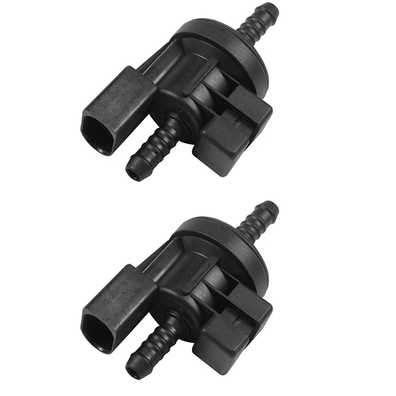 2X Solenoid Valve Fuel For Vapor Canister Purge For  A3 A4 A6 Q7 A8 For Jetta Golf 06E 906 517 06E906517A 0280142431