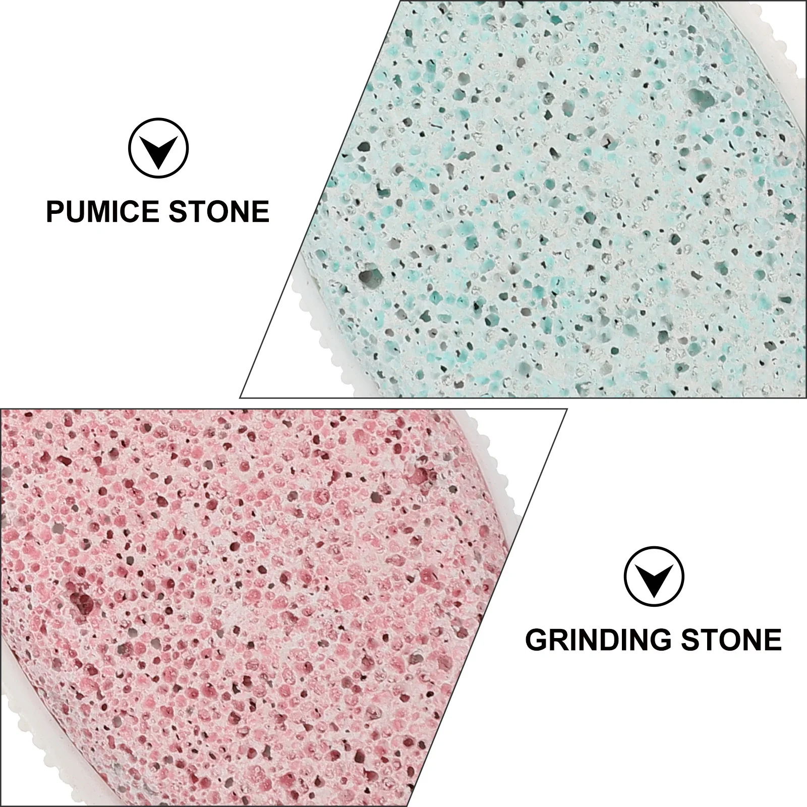 

2Pcs Pumice Stone for Feet Dead Skin Remover Foot Callus Remover Pedicure Tool Durable Lightweight Portable Foot Care Tool
