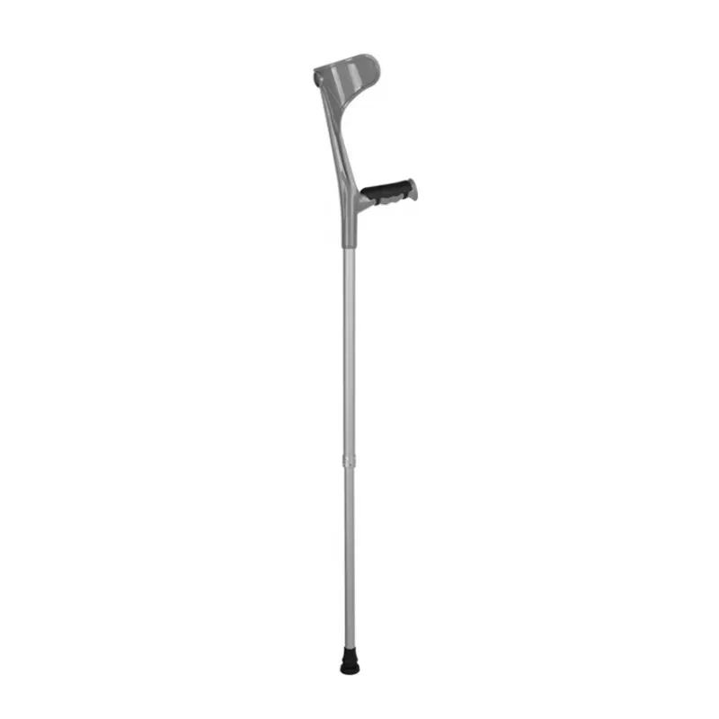Medical Comfortable Adjustable Aluminum Forearm Walking Ultra-light Elbow Crutches for Elderly People Cane