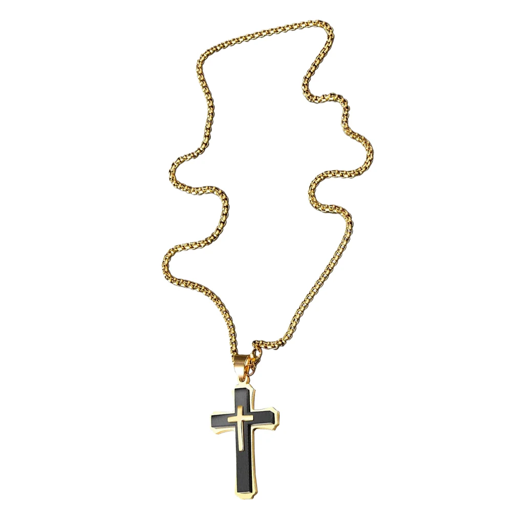 

Elegant Cross Hanging Ornament for Car Mirror Metal Alloy Decorative Pendant for Interior Car Accessories Retro Style Auto Charm