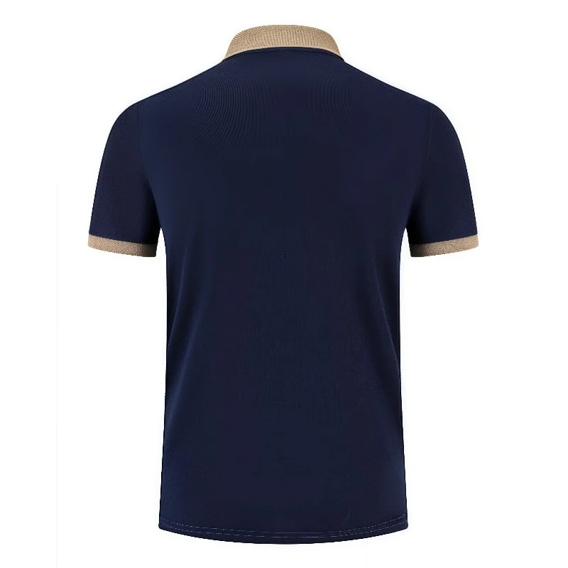 Summer Short Sleeve Polo Workwear T-Shirt Printed Logo Embroidery Group Cultural Advertising Shirt Loose Fit Male Fashion