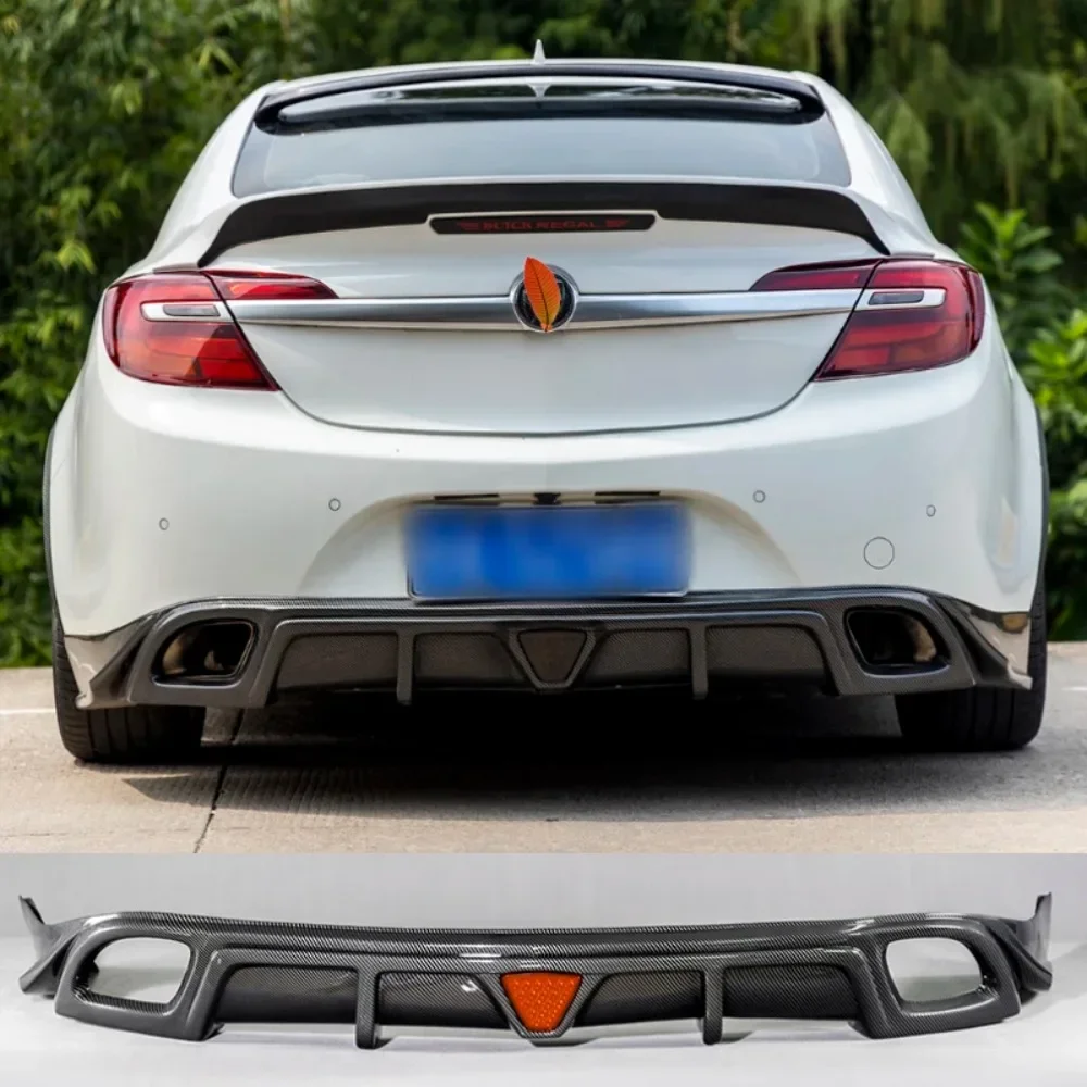 

For Buick Regal 2009-2016 Carbon Fiber Material Bumper Diffuser Posterior Lip