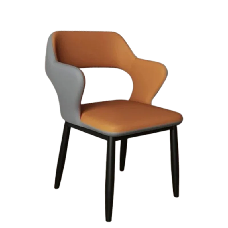 Light Luxury Backrest Simple Dining Table And Chairs High-grade Tea Table  Negotiation Chairs Light Luxury