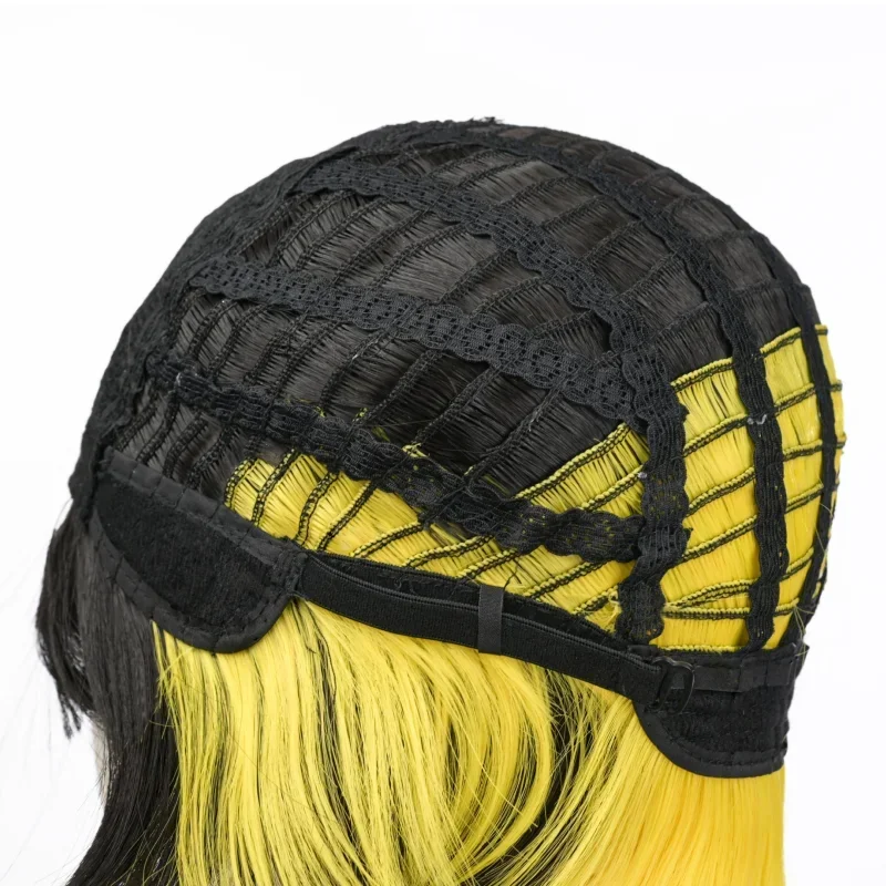 Parrucca Cosplay Anime Blue Lock Bachira Meguru per Uomo e Donna, Accessorio per Feste e Performance, Unisex, per Halloween