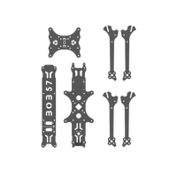 iFlight BOB57 O3 FPV Replacement Parts for 1pair CNC Side Plates/middle plate/top plate/bottom plate/1pair arms/TPU parts