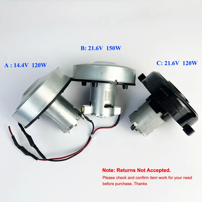 1PC Micro 545 Brush Motor Engine Fan DC 14.4V 120W/ 21.6V 150W/ 22.2V 120W High-power Handheld Vacuum Cleaner Metal Turbine