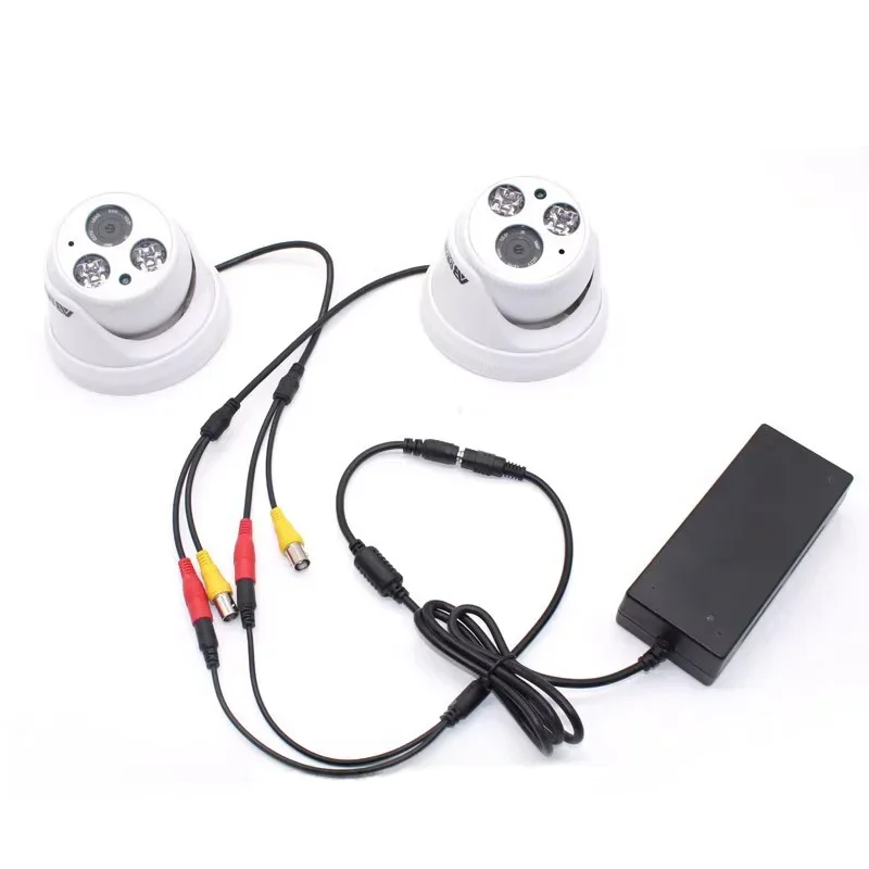 Cable divisor de alimentación DC de 5.5*2.1mm 1 a 2/3/4/5/6/8 vías, adaptador de 12V para tiras LED y cámara CCTV 2