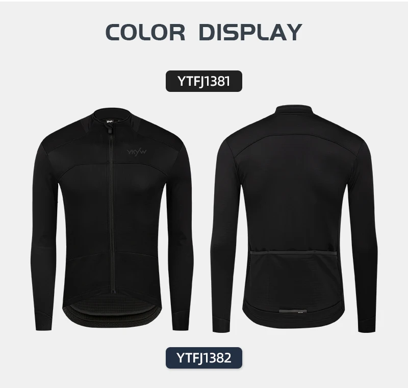 YKYWBIKE Winter -5-10 ℃ Herren Thermo-Fleece-Fahrradjacke, wasserdicht, winddicht, Fahrrad-Rennrad-Profi-Bekleidung, MTB-Fahrradoberteile – Detail 22
