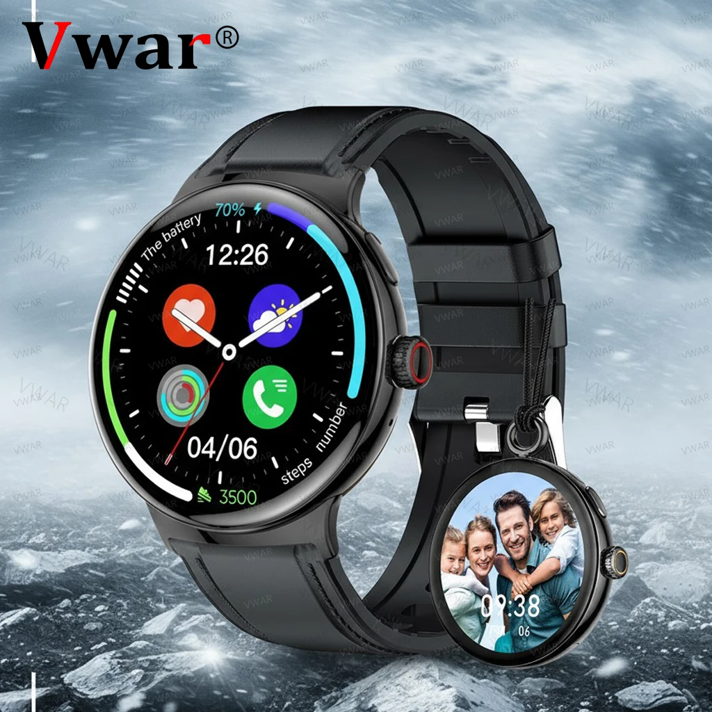 

VWAR модные умные часы QuickFit ремешок 1,43 "AMOLED AOD Bluetooth карманные умные часы для вызова IP68 водонепроницаемые для мужчин и женщин