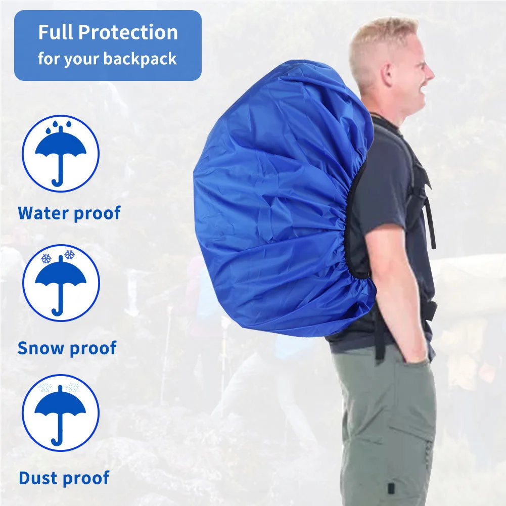 Backpack Cover Waterproof Rain Cover For Bicycling Hiking Camping Traveling Outdoor Activities Size XS - XXL Dropship