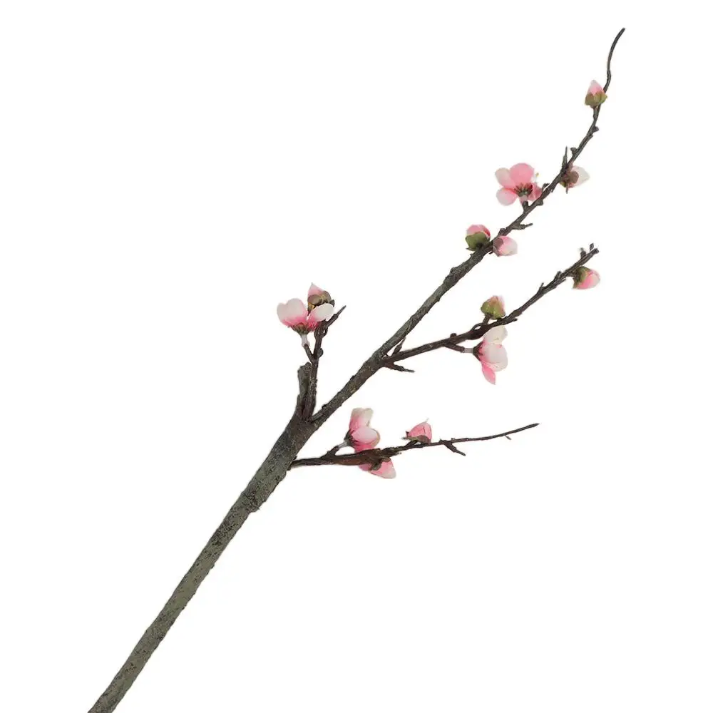 باقة 1 قطعة الديكور الزفاف ديكور الجدول الحلي ديكور المنزل ورد صناعي البرقوق زهر الزهور الاصطناعية فرع البرقوق #1