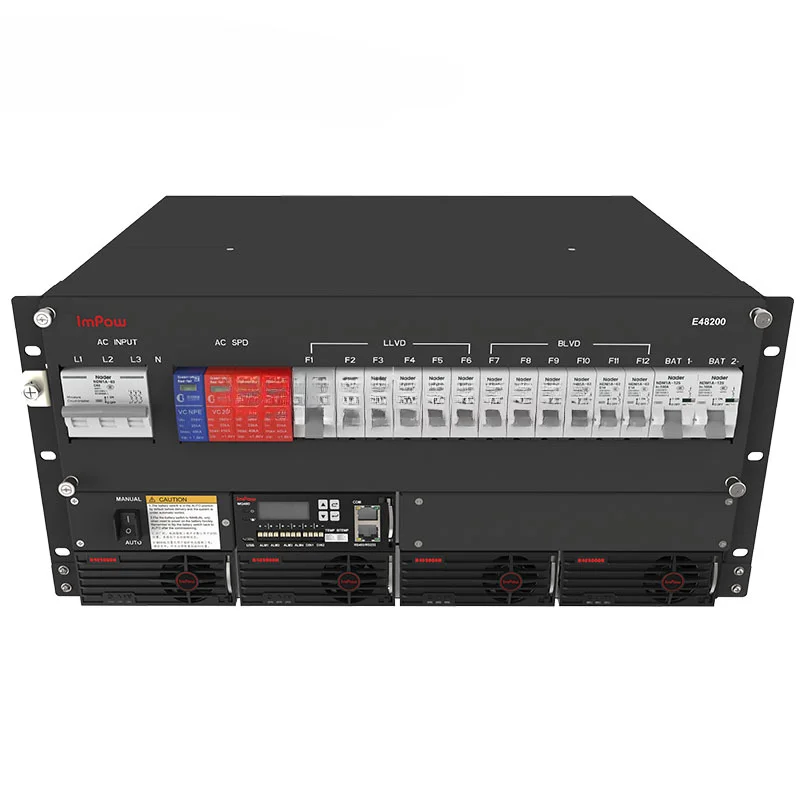 

Controller, 48v rectifier, SPD , inverter distribution unit telecom 5U embedded power system