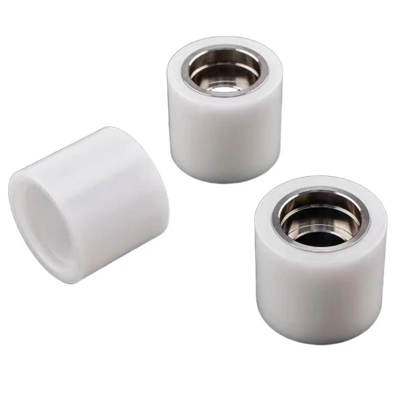 

Обработка с ЧПУ PEEK/PVC/ABS/POM/нейлоновые пластиковые детали Изготовленная на заказ пластиковая втулка с ЧПУ с металлическим сердечником, обернутая пластиком