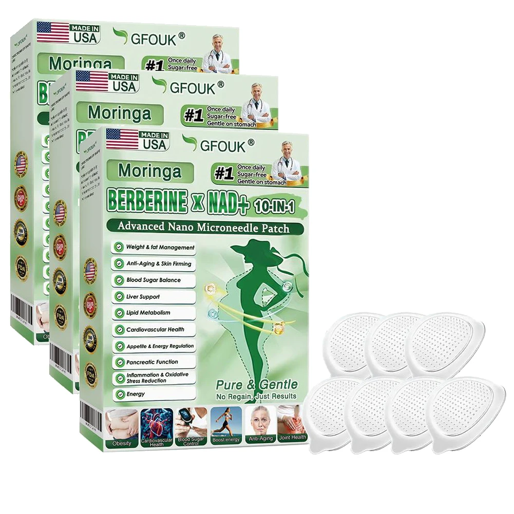 1/2/3 Dozen Moringa Nano Microneedle Patch Milde Natuurlijke Patches Hydraterende Verstevigende Huid voor Vrouwen & Mannen Nano Microdarts Patch
