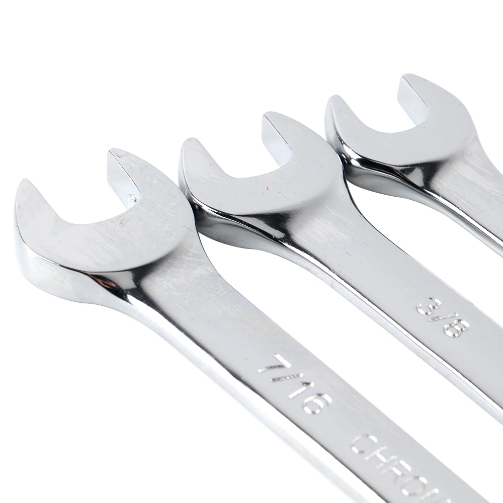 Imagem -03 - Espelho Finish Ratcheting Wrench 72-tooth Ratcheting Hand Tool Cabeça Fixa 1pc 11 32 16