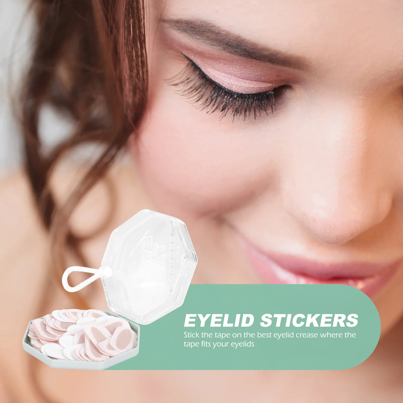 200 ペア二重まぶたステッカー自然な目に見えない通気性まぶた整形テープ深い折り目美容用品アイメイクツール