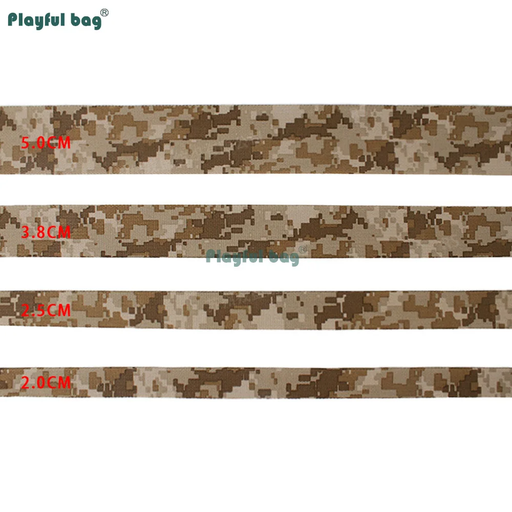Cinta táctica ignífuga camuflaje digital desértico nylon bloqueo IR - imagen 4