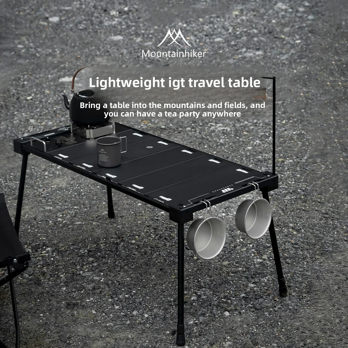 Mountainhiker 2026 New Black Rock IGT Lightweight Outdoor Camping Table Portable Companion Desk for Campers Easy to Carry