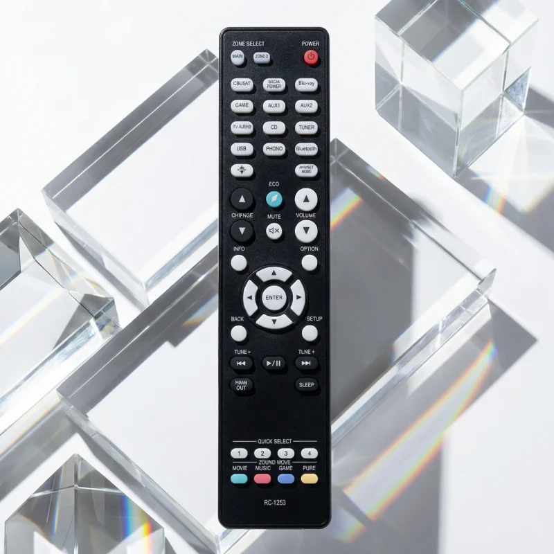 

RC-1235 replacement remote control, suitable for Denon network stereo receiver DRA-800H DRA-800