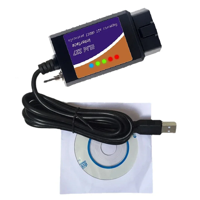 USB 스캐너 진단 도구, ELM327, OBD2 지지대, 대부분의 OBDII 프로토콜, Elm327, USB Obd 코드 리더, 스캔 도구 인터페이스 