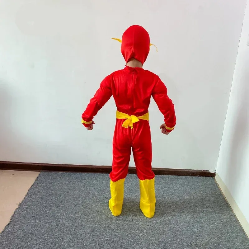 2025 جديد الصبي ديلوكس زي فستان بتصميم حالم حتى الاطفال فيلم كرنفال حفلة الهالوين فلاش تأثيري ازياء قناع حزام واي ☆ ★ ee ☆ ★