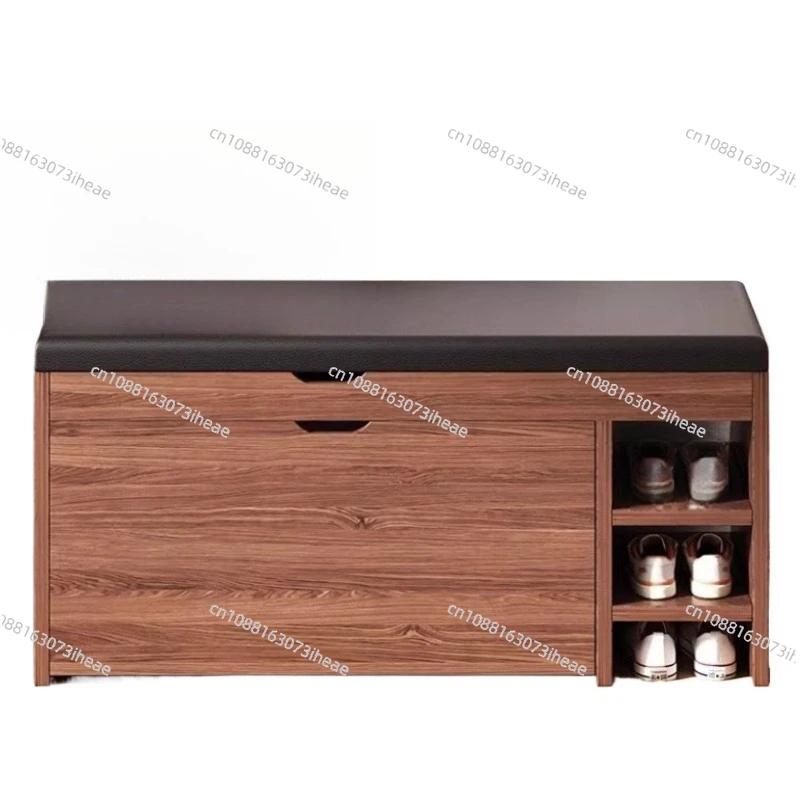 Shoe Cabinet Dust Storage Shoe Rack Organizer Living Room Furniture Entrance Soft Bag Shoe Changing Stool Slippers Organizer