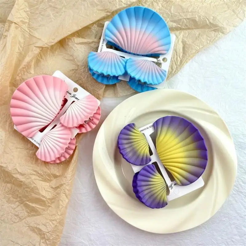 3 قطعة حالمة التدرج قذيفة مشبك شعر 10 سنتيمتر مخلب كبير مقاطع الصيف العصرية مقاطع الشعر للنساء الفتيات إكسسوارات الشعر