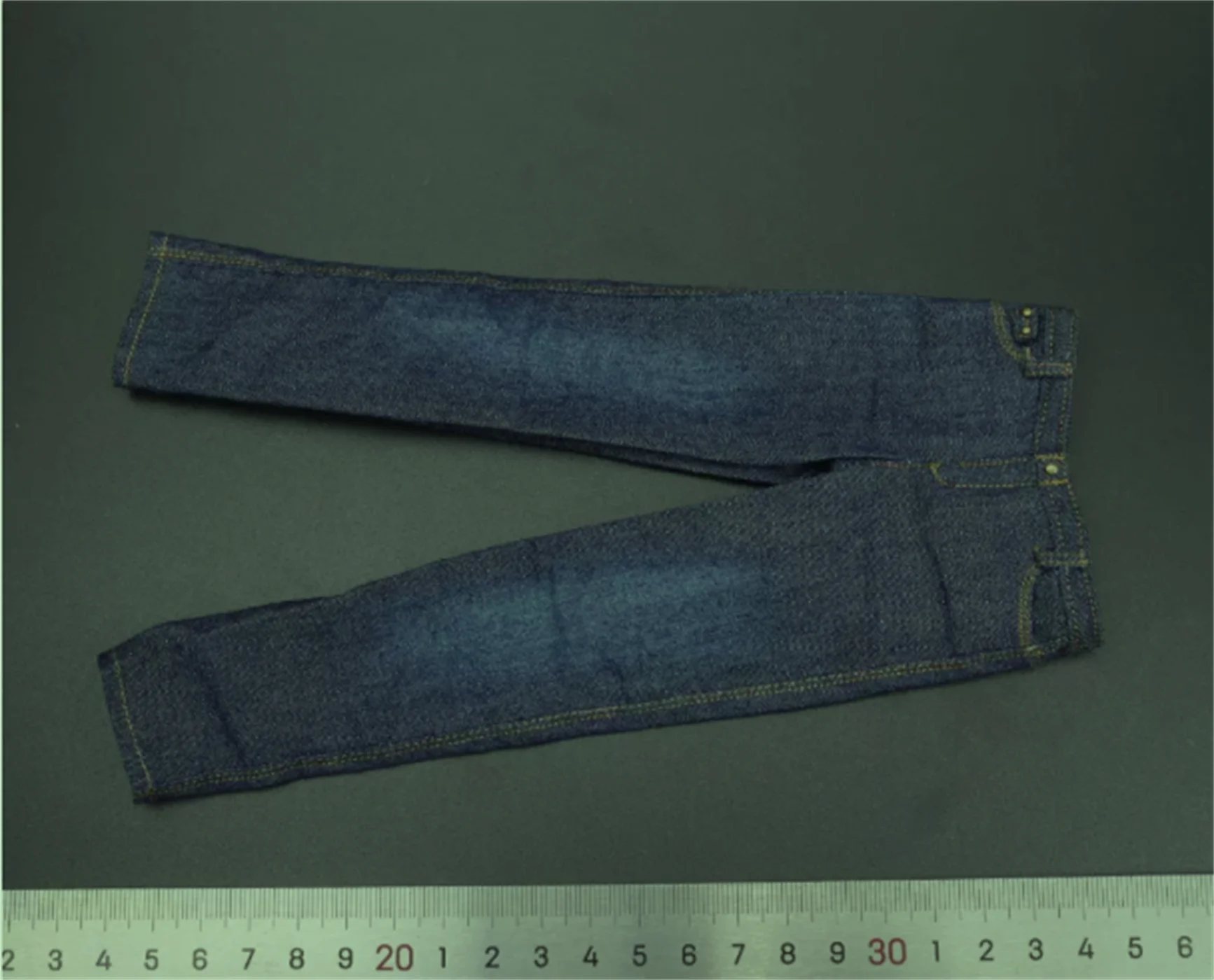 1/6 Extended denim jeans  trousers Pant Costume  Soldier  Clothes Model toys   For 12