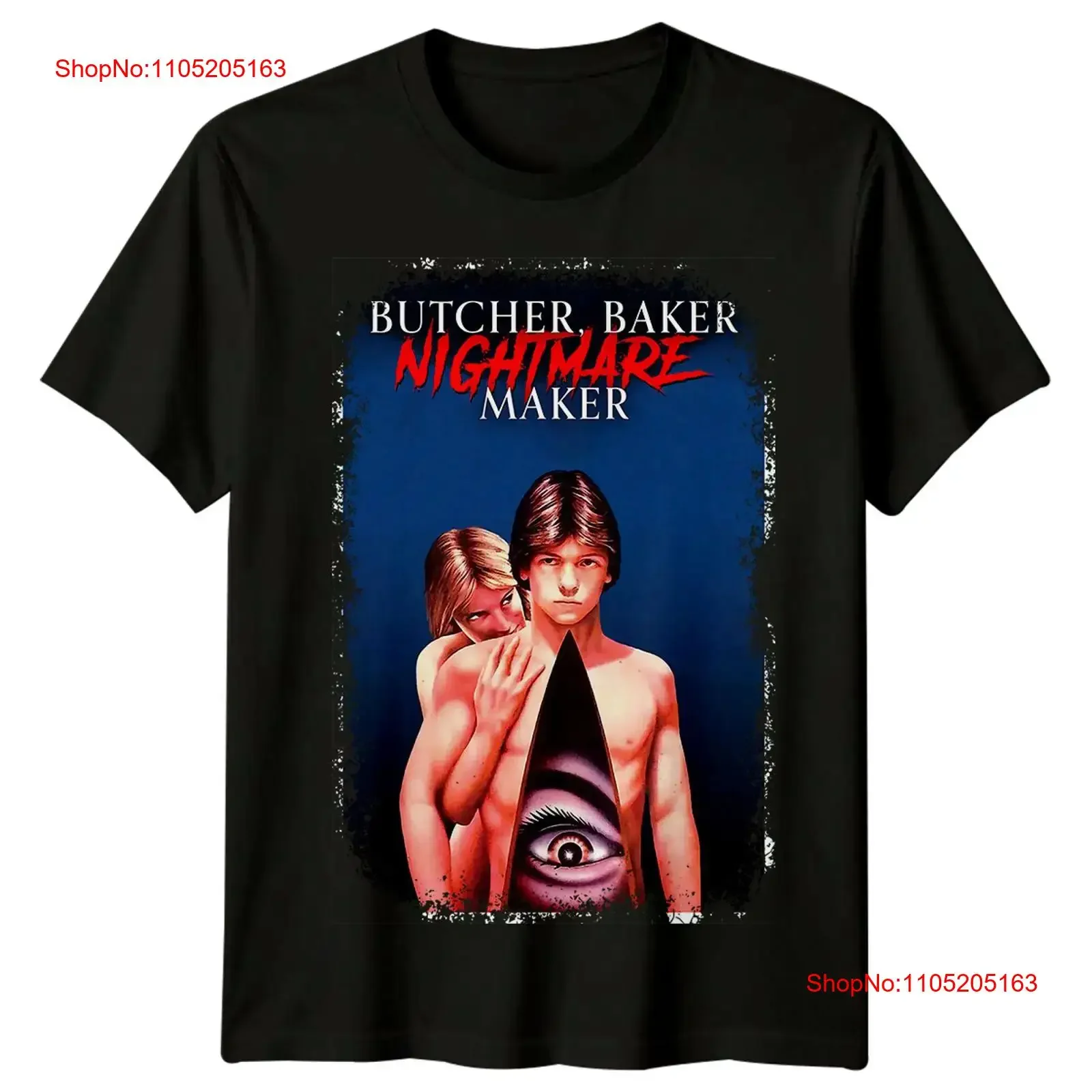 Butcher Baker Nightmare Maker 1981 Movie Poster Inspired T Shirt Retro vintage Washed Top For Everyday Wear Unisex Casual