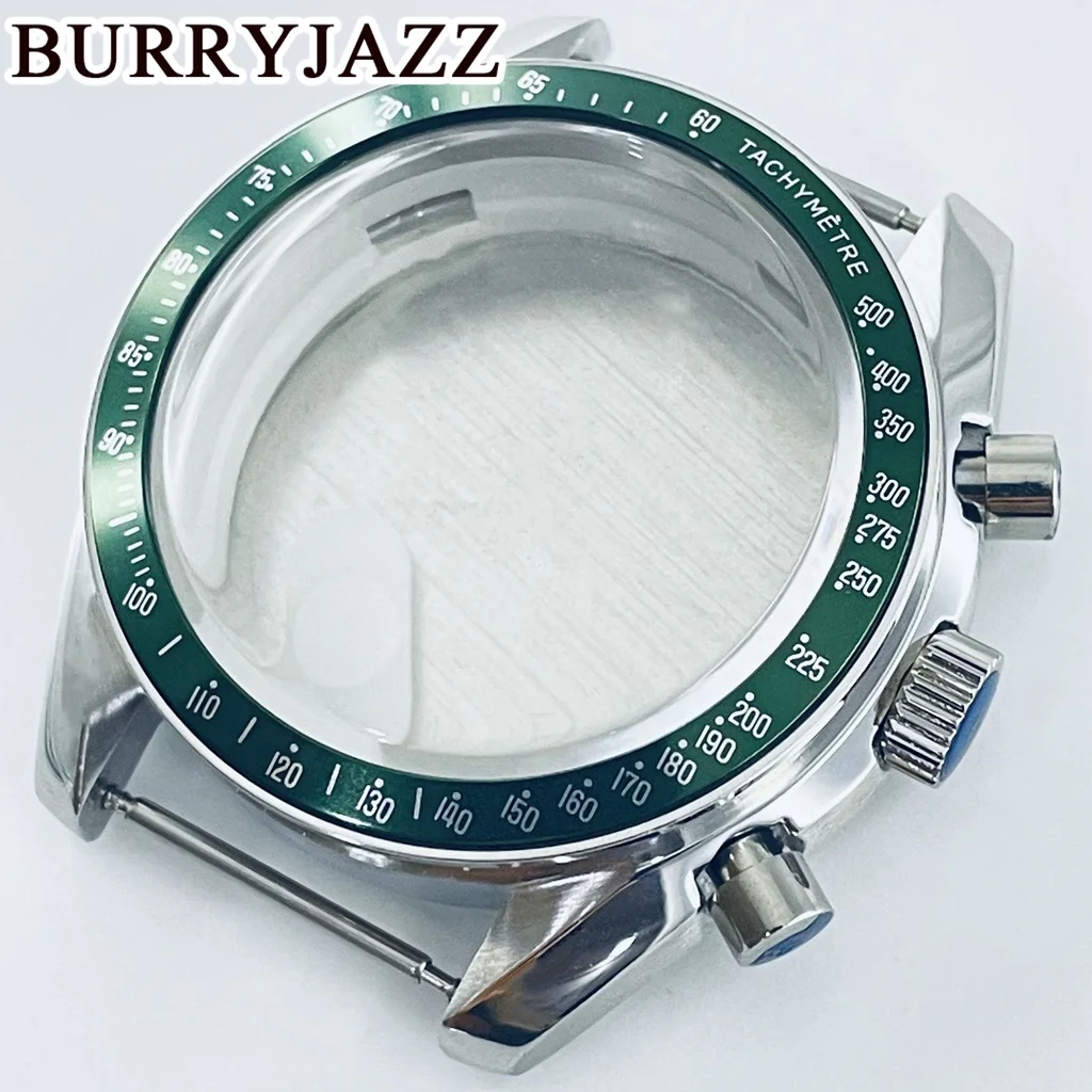 

Корпус для часов 40 мм, серебристый, стерильный, с кварцевым механизмом VK63/VK63A, акриловое стекло-«пузырь» для часоводства