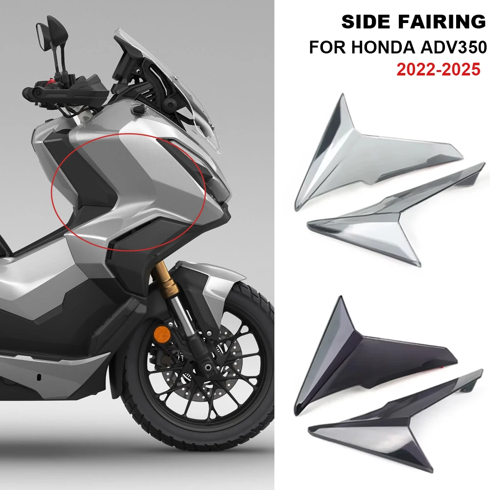 

﻿New Motorcycle Right Left Side Fairing Side Deflector Cover Wind Wing Shield Accessories FOR HONDA ADV350 350ADV 2022-2025