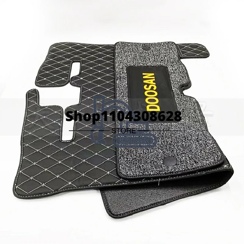 For Doosan Daewoo Excavator DX150 215 225 230 260 380-9C Cab Floor Rubber Mats